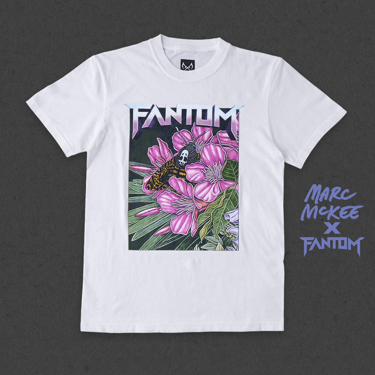 Marc McKee x Fantom Tee - Death's-head Hawkmoth
