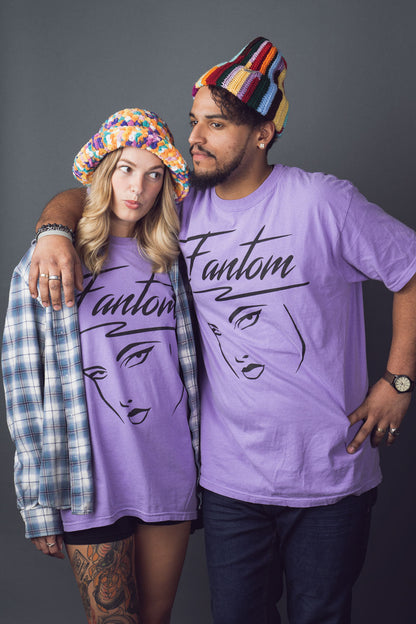 Night Girl Vintage Wash Violet T-Shirt