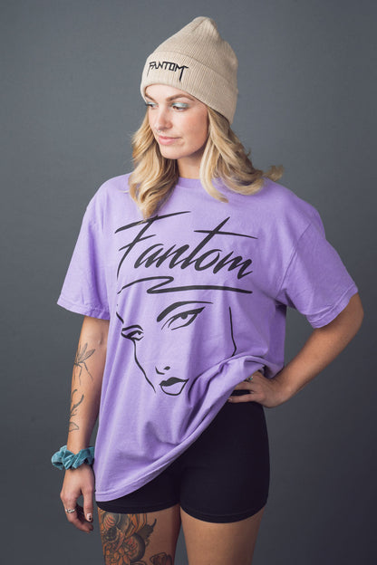 Night Girl Vintage Wash Violet T-Shirt